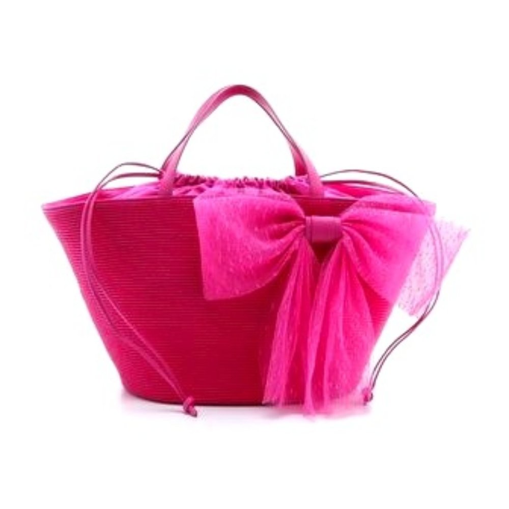 RED Valentino Eco Straw Bag Tote - Never Used
